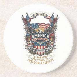 America 250th Americana 1776 Freedom Eagle USA Underlägg