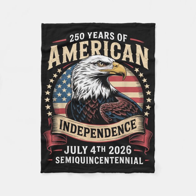 America 250th Anniversary Celebration 250 Years Am Fleecefilt (Framsidan)