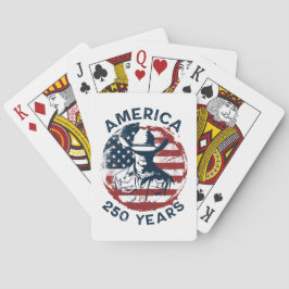 America 250th Anniversary Cowboy 1776-2026 Casinokort