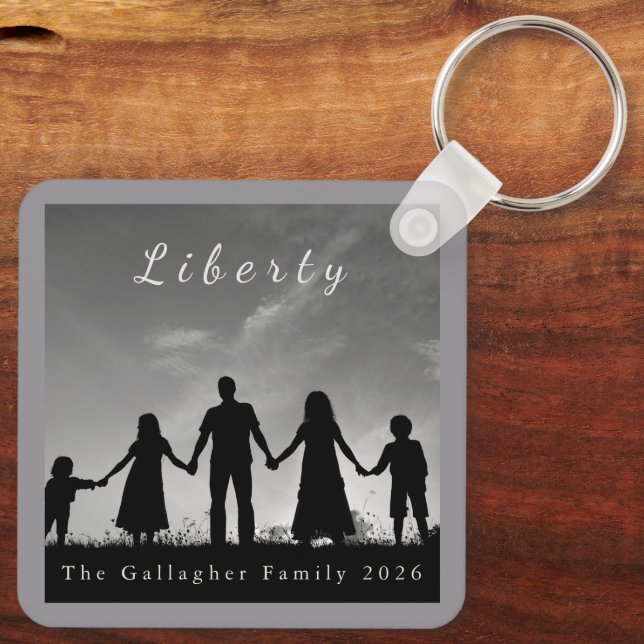 America 250th Anniversary Eagle Custom Keychain Nyckelring (Baksida)