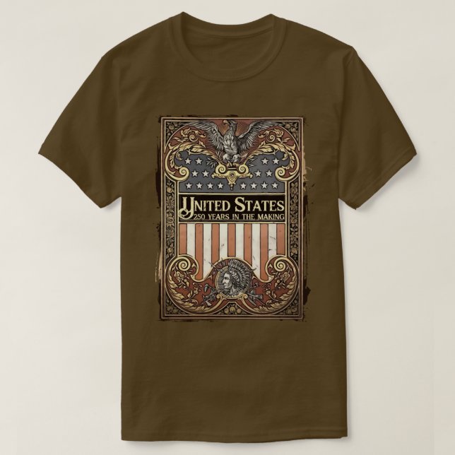 AMERICA 250TH ANNIVERSARY T SHIRT (Design framsida)