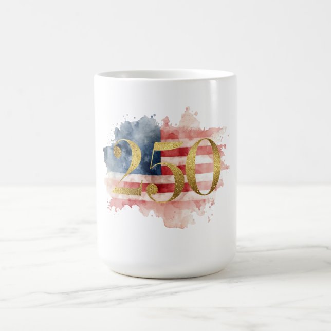 America 250th Birthday Tee Kaffemugg (Center)
