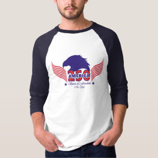 America 250th-Spirit of Freedom-Editable Back Text T Shirt