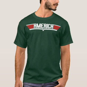 America An Aviation Parody Design for juli 4:e T Shirt