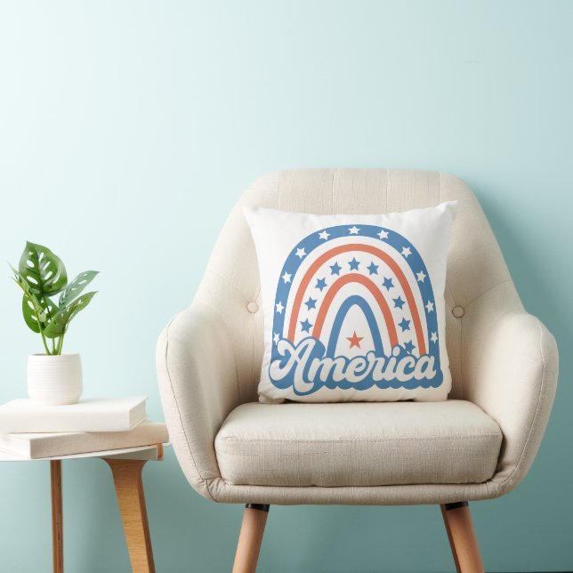 America Boho Retro Kudde (Stol)