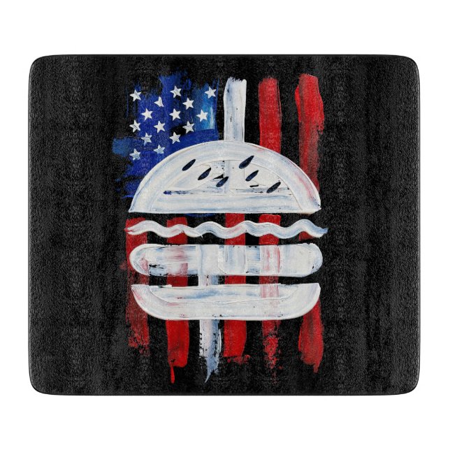 America Burger (Svart målning nr 1) (Framsidan)