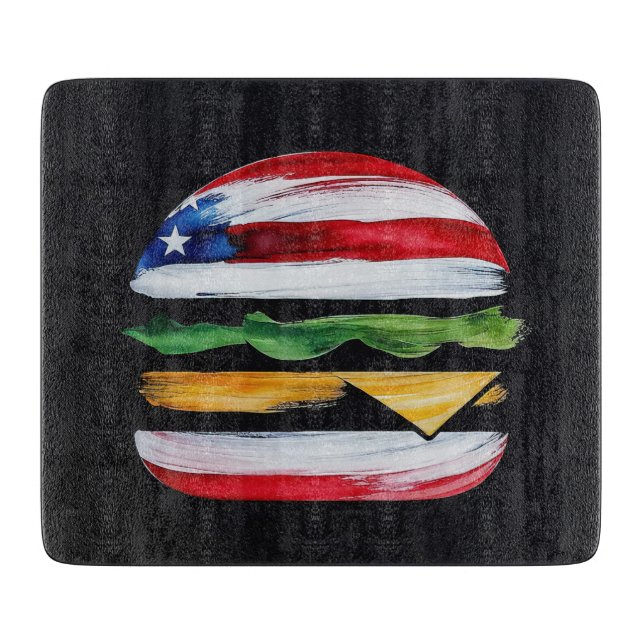 America Burger (Svart målning nr 2) (Framsidan)