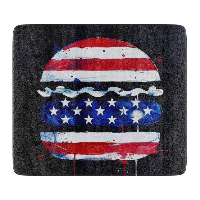 America Burger (Svart målning nr 3) (Framsidan)
