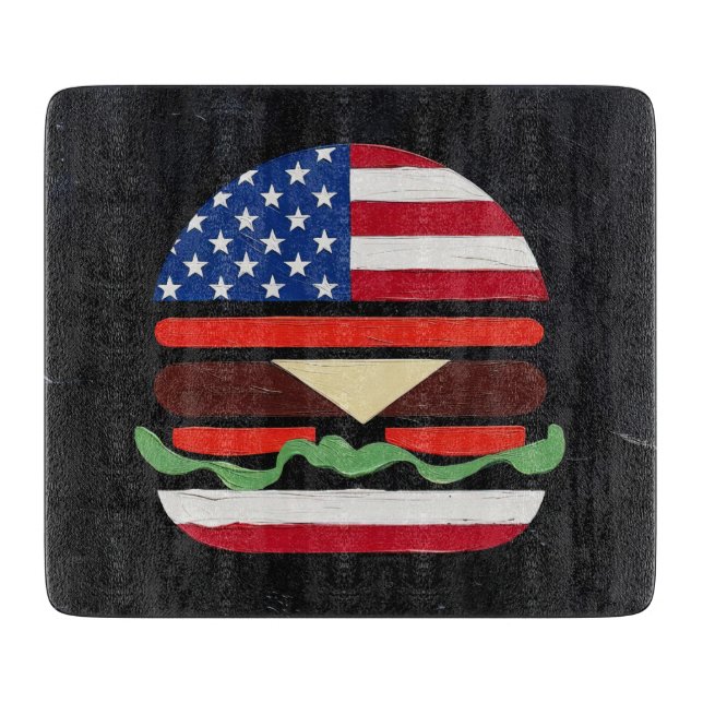 America Burger (Svart målning nr 4) (Framsidan)