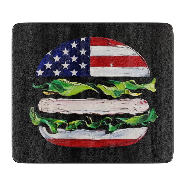 America Burger (Svart Målning Nr 5) (Framsidan)