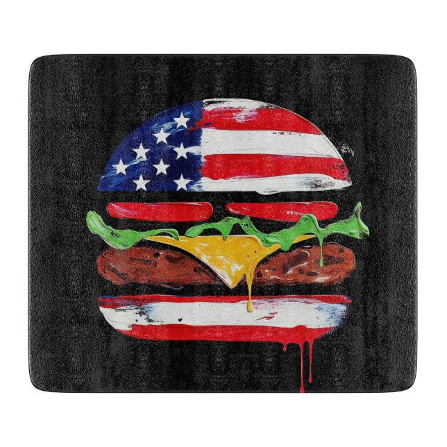 America Burger (Svart målning nr 6) (Framsidan)