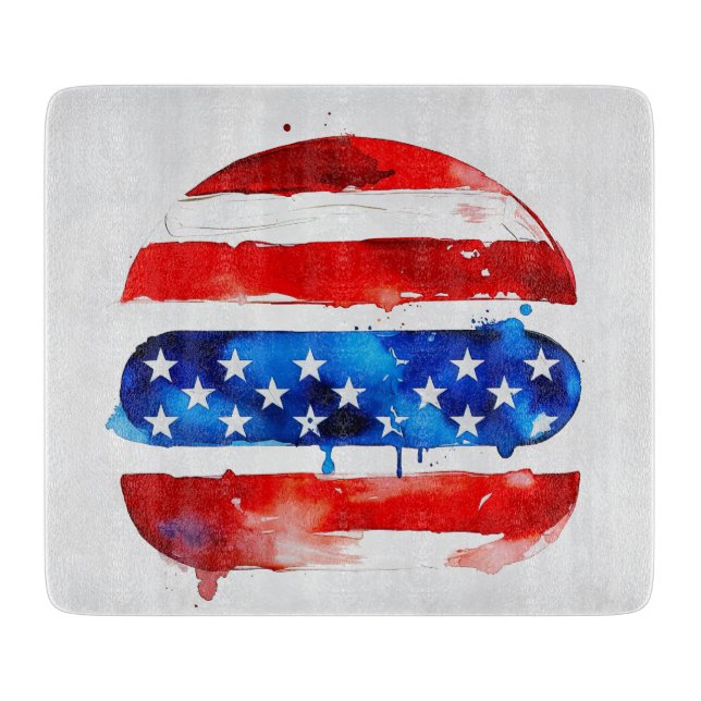 America Burger (Vit målning nr 2) (Framsidan)