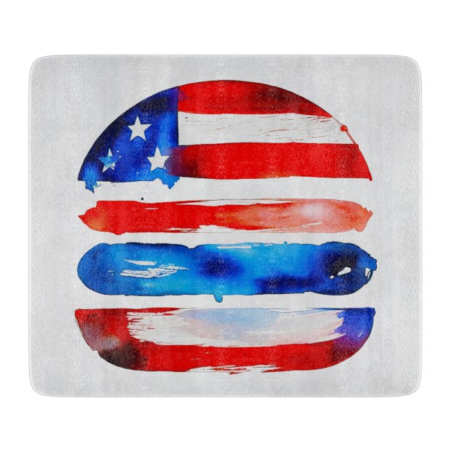 America Burger (Vit målning nr 3) (Framsidan)