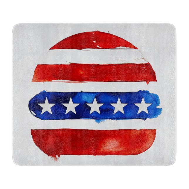America Burger (Vit målning nr 4) (Framsidan)