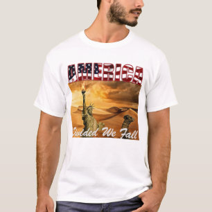 AMERICA delade oss, vi står enade T Shirt