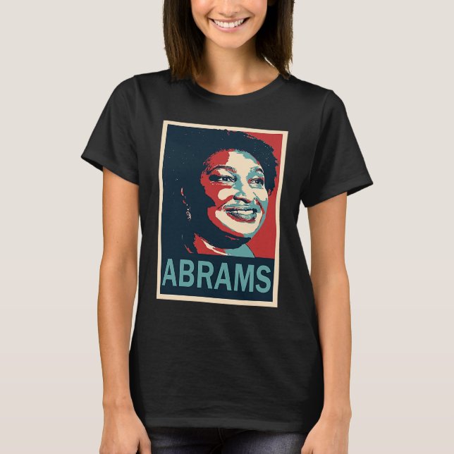 America Election Abrams Stacey  Awesome Women Men T Shirt (Framsida)