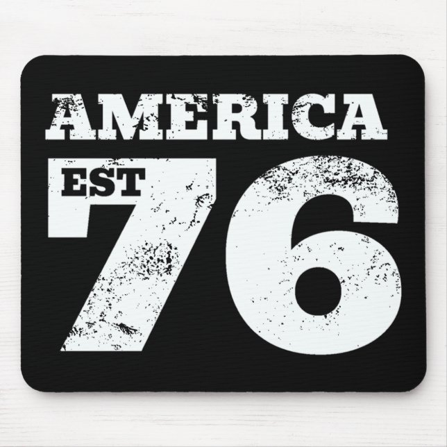 America Est 1776 Patriotic Musmatta (Framsidan)
