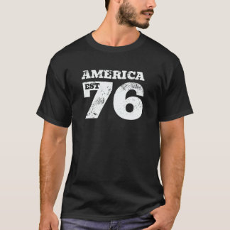 America Est 1776 Patriotic T Shirt