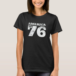 America Est 1776 Patriotic T Shirt