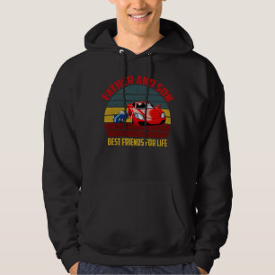 America Far och Son Bästa vän för livet Bil ve Hoodie
