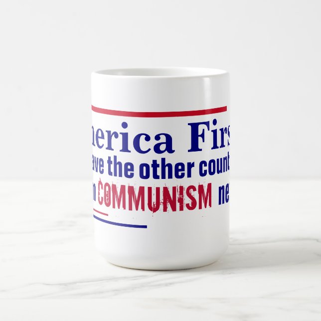 America First  Kaffemugg (Center)