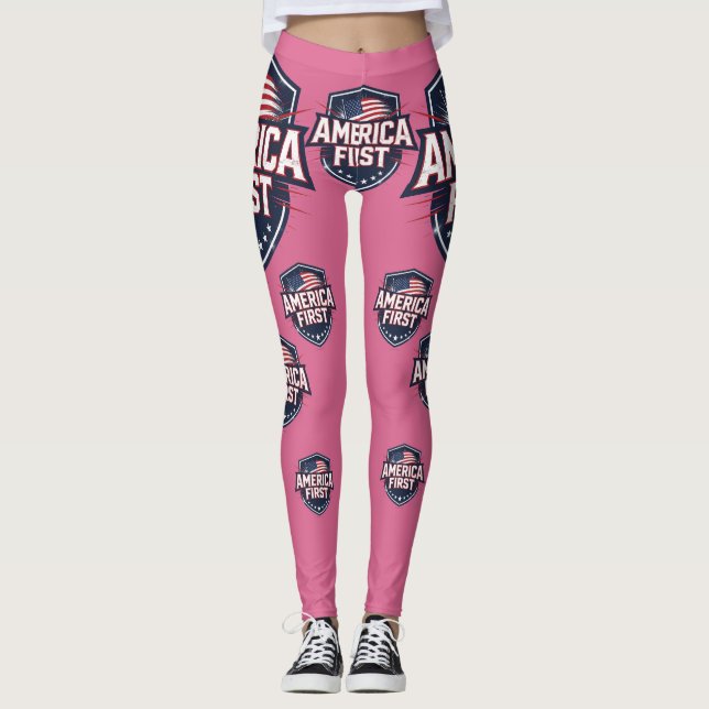 America First -  Leggings (Framsida)