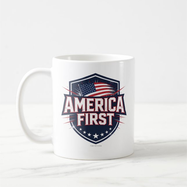America First - Mug Kaffemugg (Vänster)