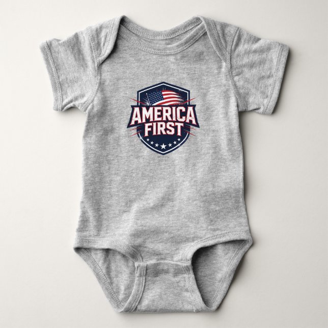 America First - T-Shirt (Framsida)