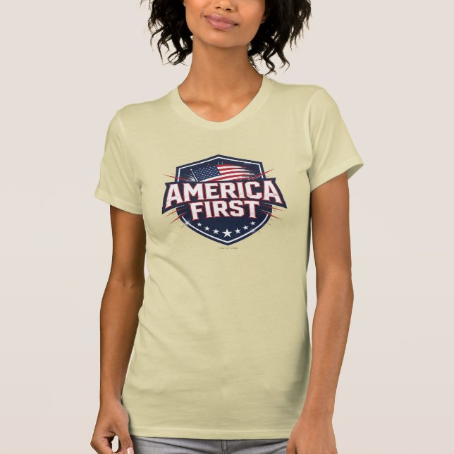 America First - T-Shirt (Framsida)