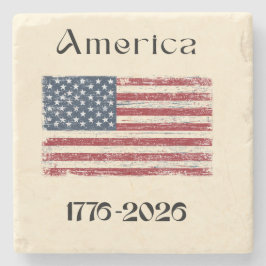 America Flag 1776 to 2026 USA 250th Anniversary  Stenunderlägg