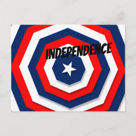 America Flagga Design Vykort