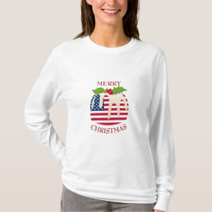 AMERICA FLAGGA Julpudding T Shirt