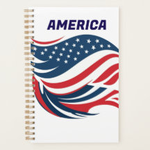 AMERICA FLAGGA PLANNER