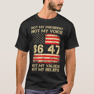 America Flagga Resistent Not My President Anti-tru T Shirt