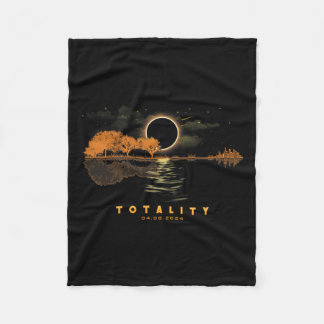 America Guitar Totality 04 08 24 Total Solar Eclip Fleecefilt