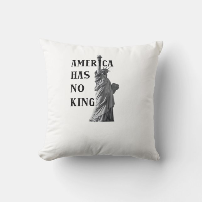 America har ingen kungen Classic Kudde (Framsida)
