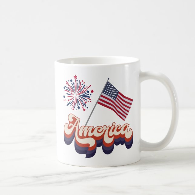 america kaffemugg (Höger)