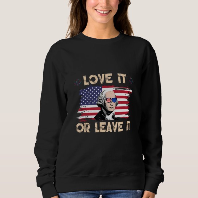 America Love It Or Leave It 4 T Shirt (Framsida)