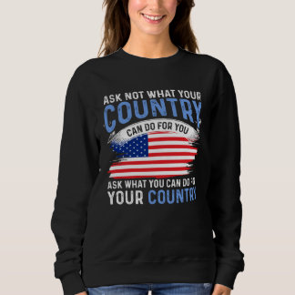 America Patriotic  Ask Not What Your Country Can D T Shirt