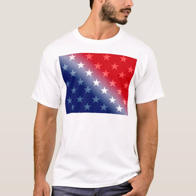 america patriotic rött vitt blått tröja (Framsida)