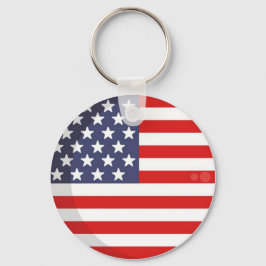 AMERICA PRIDE FLAGGA NYCKELRING
