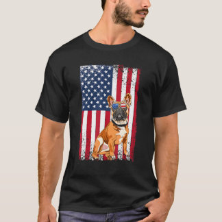 America Pug Hundägare 4:e juli USA flagga Sunglac T Shirt