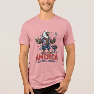 America Röd Vit Och Brygd Örn BBQ Tröja (7)_1
