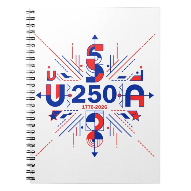 America’s 250th anniversary anteckningsbok (Framsidan)