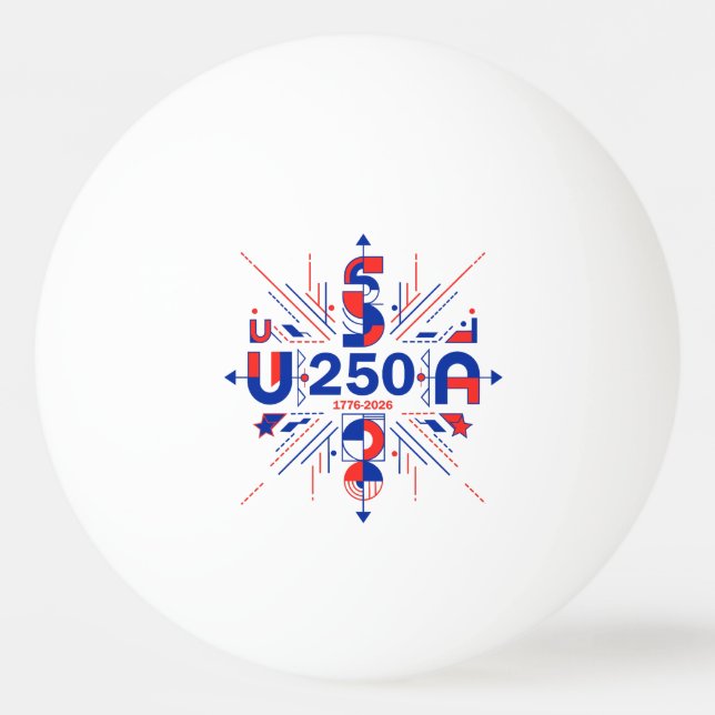 America’s 250th anniversary pingisboll (Framsidan)