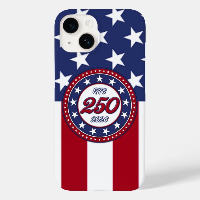 America’s 250th Birthday With USA Flag (Baksida)