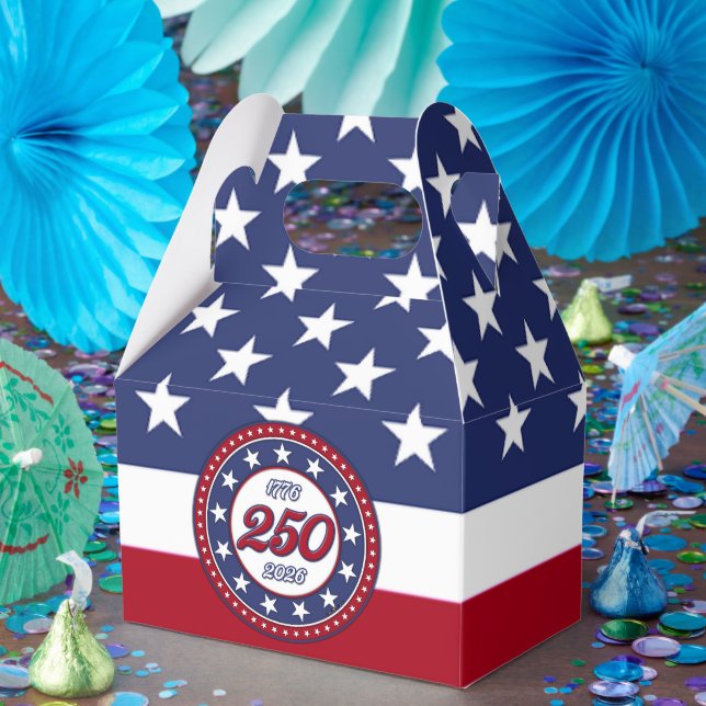 America’s 250th Birthday With USA Flag Presentaskar (Part)