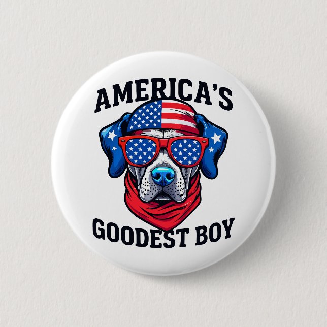 America’s Goodest Boy Dog Knapp (Framsida)