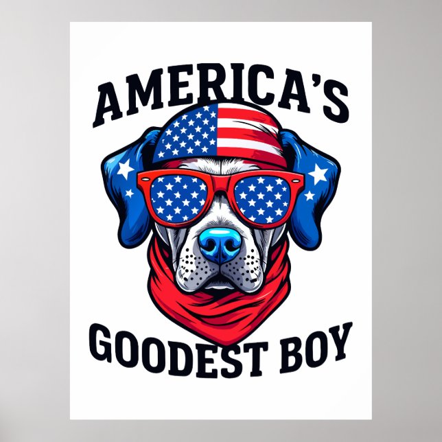 America’s Goodest Boy Dog Poster (Framsidan)