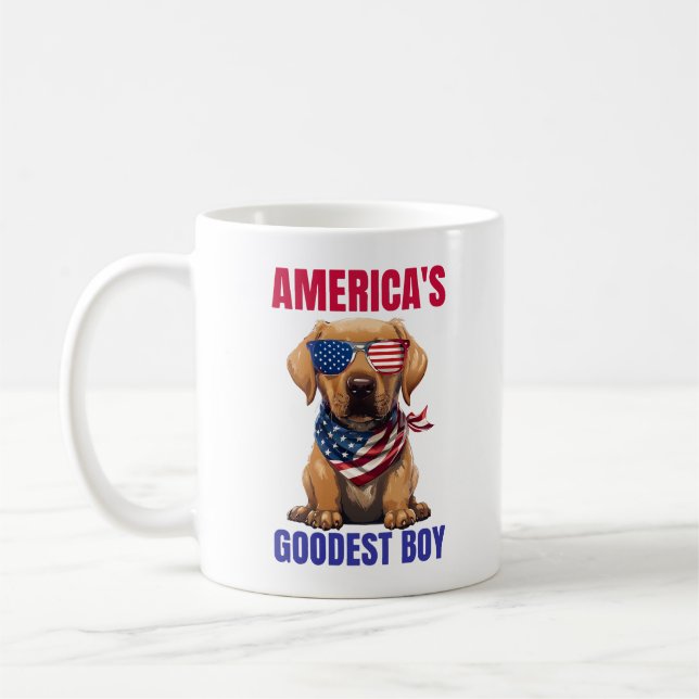 America’s Goodest Labrador Kaffemugg (Vänster)